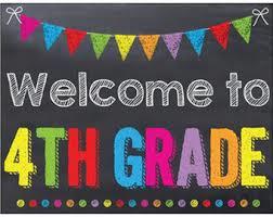 Welcome to 4th Grade!